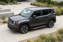 Jeep Renegade 2014- гг. Боковые пороги RedLine V1 (2 шт., алюминий) фото 1