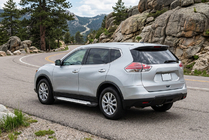Nissan X-trail T32/Rogue 2014-2021 гг. Боковые пороги Allmond Grey (2 шт., алюминий) фото 1