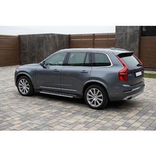 Боковые пороги RedLine V1 (2 шт., алюминий) Volvo XC90 2015- гг. фото 1