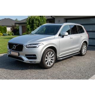 Боковые Подножки Maydos V1 (2 шт., Алюминий и Нержавейка) Volvo XC90 2015- гг. фото 1