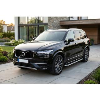Боковые Подножки Tayga Grey (2 шт., Алюминий) Volvo XC90 2015- гг. фото 1