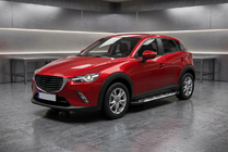 Mazda CX-3 2015- гг. Боковые Подножки Sunrise (2 шт., Алюминий) фото 1
