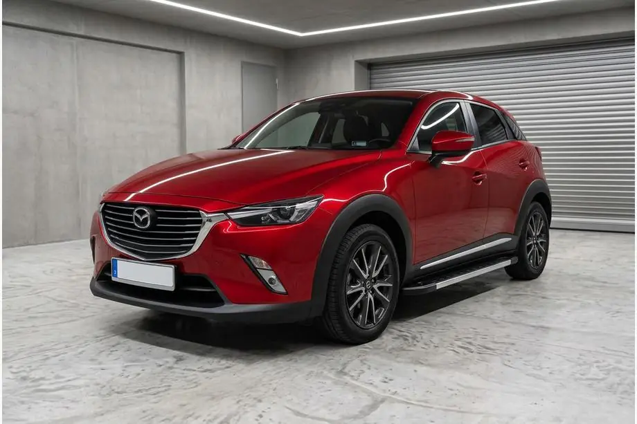 Mazda CX-3 2015- гг. Боковые пороги RedLine V1 (2 шт., алюминий) Image
