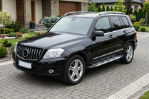 Mercedes GLK class X204 2008-2015 гг. Боковые Подножки Sunrise (2 шт., Алюминий) фото 1