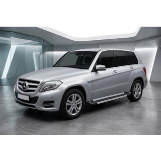 Боковые пороги RedLine V1 (2 шт., алюминий) Mercedes GLK class X204 2008-2015 гг. фото 1