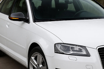 Audi A5 2007-2015 гг. Накладки на Зеркала (2 шт., Карбон) фото 1