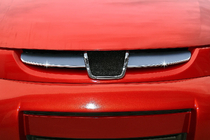 Peugeot Partner 1996-2008 гг. Хром накладки на решетку радиатора 2004-2008 (2 шт., нержавейка) фото 1