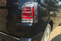 Volkswagen T6 2015-2024 гг. Накладки на Задние Фонари Хром (2 шт., ABS) фото 1