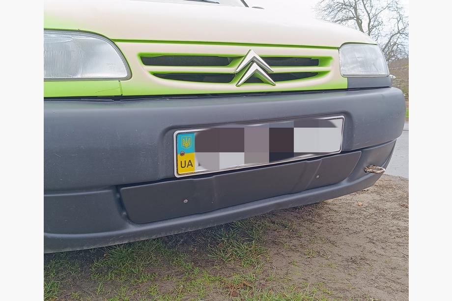 Citroen Berlingo 1996-2008 гг. Зимняя решетка (1996-2003) Матовый Фото 2