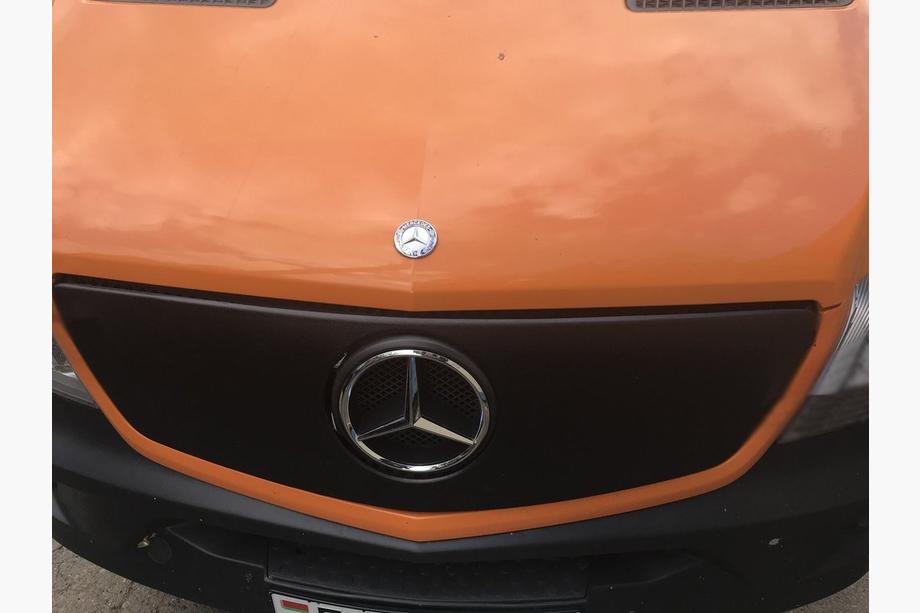 Mercedes Sprinter W906 2006–2018 гг. Зимняя накладка на решетку радиатора V1 (2013↗) Фото 5