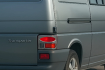 Volkswagen T4 Transporter 1990-2003 гг. Накладки на Задние Фонари (2 шт., Нержавейка) Carmos - Турецкая Нержавеющая Сталь фото 4