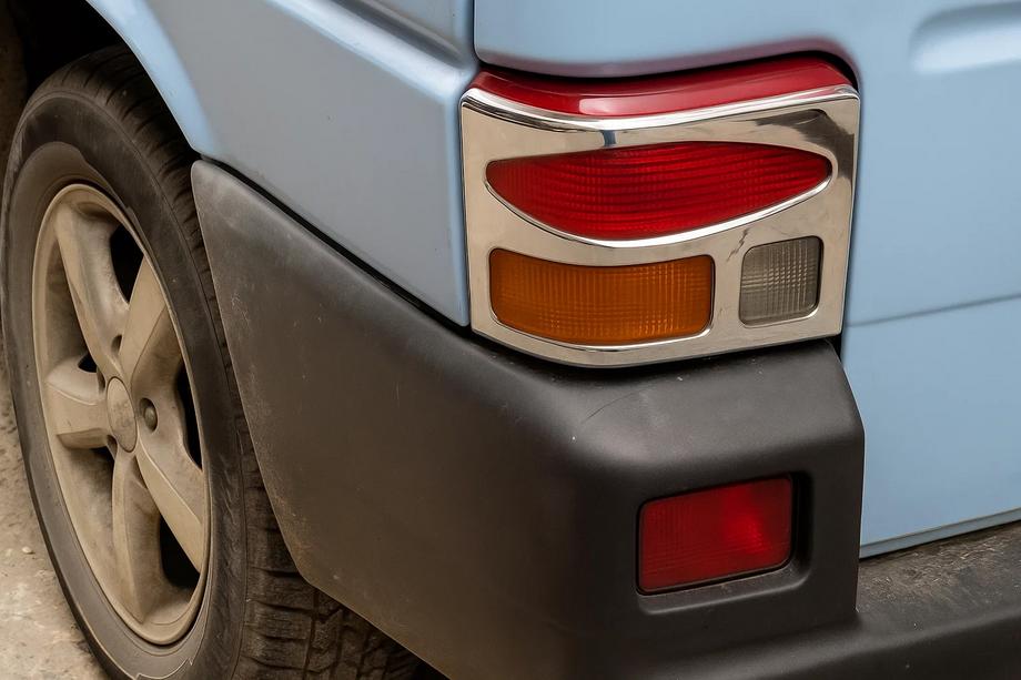 Volkswagen T4 Transporter 1990-2003 гг. Накладки на Задние Фонари (2 шт., Нержавейка) Carmos - Турецкая Нержавеющая Сталь Image