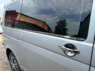 Volkswagen T5 Multivan 2003–2010 гг. Хромированные Накладки Под Ручки Дверей (Нержавейка) фото 6