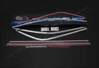 Полный комплект окантовки стекол (10 шт, нержавейка) фото 2