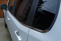 Jeep Renegade 2014- гг. Окантовка окон нержавейка (6 шт) фото 3