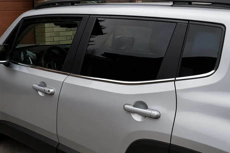 Jeep Renegade 2014- гг. Окантовка окон нержавейка (6 шт) Image