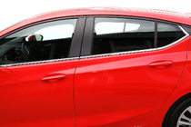Opel Astra K 2016-2021 гг. Окантовка окон Нержавейка фото 9
