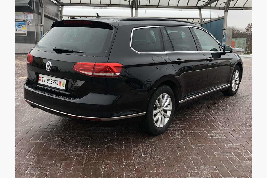 Volkswagen Passat B8 2015-2023 гг. Накладка на задний бампер из нержавеющей стали SD/SW (3 шт) Carmos - Турецкая Нержавеющая Сталь Фото 3