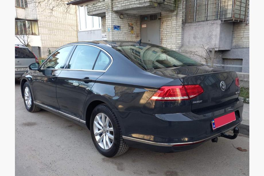 Volkswagen Passat B8 2015-2023 гг. Накладка на задний бампер из нержавеющей стали SD/SW (3 шт) Carmos - Турецкая Нержавеющая Сталь Фото 1
