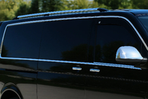 Volkswagen T6 2015-2024 гг. Полный комплект молдингов на окна (14 шт, нержавейка) фото 4