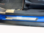 Mitsubishi ASX 2010-2023 гг. Накладки на пороги Flexill (4шт, нержавейка) фото 1