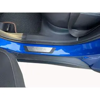 Накладки на пороги Flexill (4шт, нержавейка) Mitsubishi ASX 2010-2023 гг. фото 4