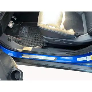 Накладки на пороги Flexill (4шт, нержавейка) Mitsubishi ASX 2010-2023 гг. фото 2