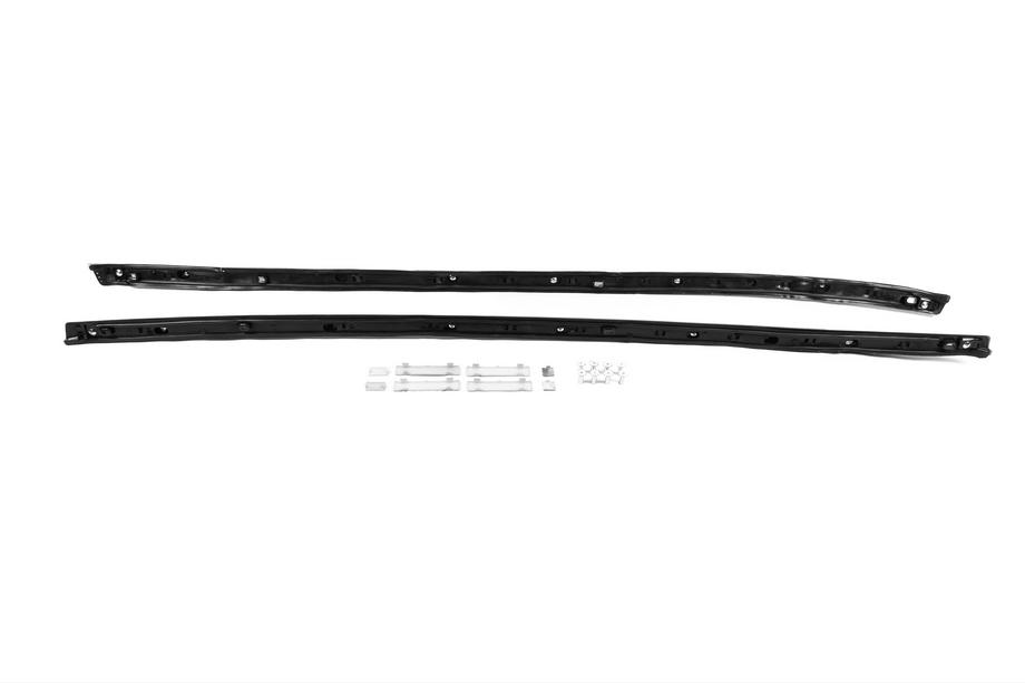 Honda CRV 2012-2016 гг. Интегрированные рейлинги серые OEM (ABS-пластик, установка на болты) Фото 10