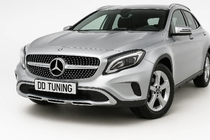 Mercedes GLA X156 2014-2019 гг. Передняя решетка радиатора Diamond Silver (2014-2016) фото 5