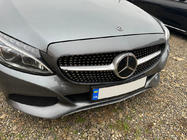 Mercedes C-class W205 2014-2021 гг. Передняя решетка Diamond Silver (для Avantgarde/AMG-Line/C43 AMG) 2018+, с камерой фото 1