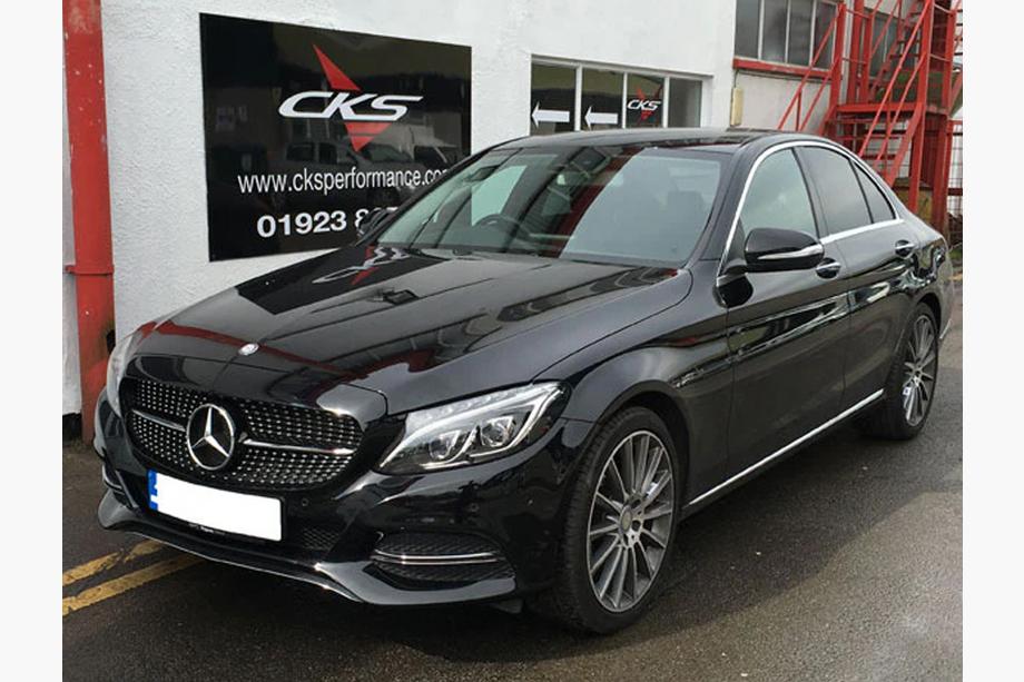 Mercedes C-class W205 2014-2021 гг. Передняя решетка Diamond Silver (для Avantgarde/AMG-Line/C43 AMG) 2018+, без камеры Фото 14