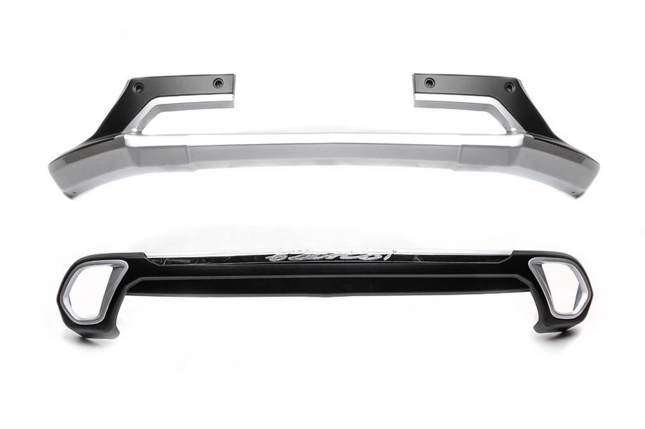 Mitsubishi Outlander 2012-2021 гг. Передние и задние накладки (2 шт., 2015-2018) Фото 4