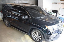 Honda Pilot 2015-2022 гг. Боковые Подножки Оригинал (2 шт, Алюминий) фото 9