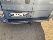 Renault Trafic 2001–2015 гг. Накладка на задний бампер DDU (ABS) фото 11