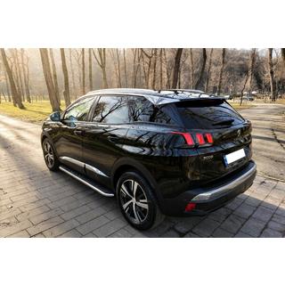 Боковые Подножки Maydos V1 (2 шт., Алюминий и Нержавейка) Peugeot 3008 2016-2023 гг. фото 1