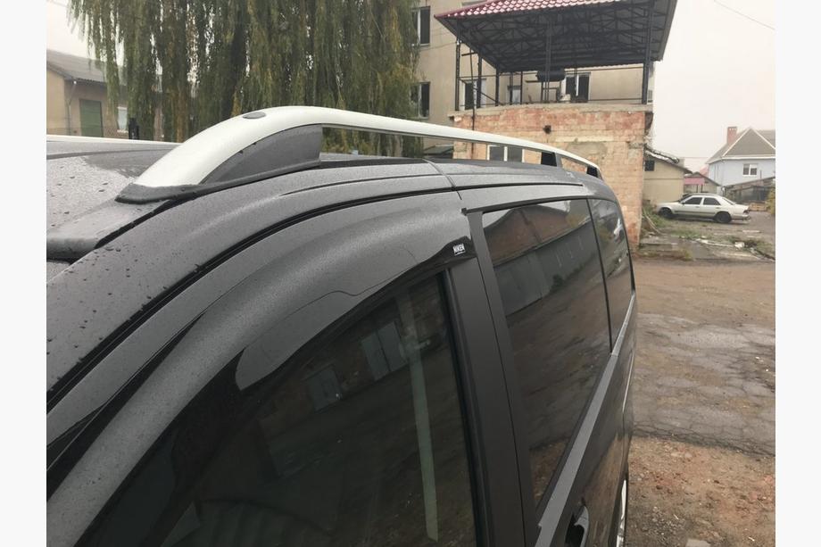 Mercedes Vito W639 2004-2014 гг. Серые рейлинги Skyport (цельнометаллические) Фото 4