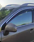 Chevrolet Captiva 2006-2019 гг. Ветровики с хромированным молдингом (4 шт, Niken) фото 6