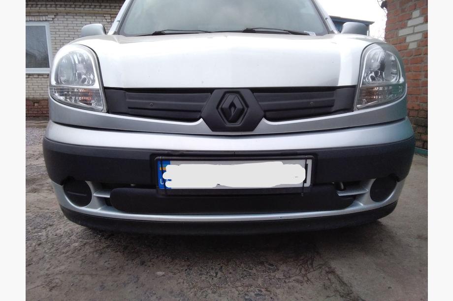 Renault Kangoo 1998-2008 гг. Верхняя зимняя заглушка решетки радиатора (2003-2008) Фото 2
