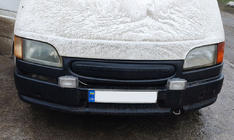 Ford Transit 1991-2000 гг. Зимняя решетка Матовый фото 6