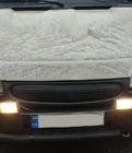 Ford Transit 1991-2000 гг. Зимняя решетка Матовый фото 7