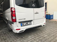 Mercedes Sprinter W906 2006–2018 гг. Накладка на задний бампер V2 (грунт под покраску) фото 1