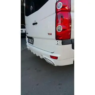 Накладка на задний бампер V2 (грунт под покраску) Mercedes Sprinter W906 2006–2018 гг. фото 4