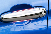 Хромированные Накладки на Ручки Дверей (4 шт, Нержавейка) фото 1