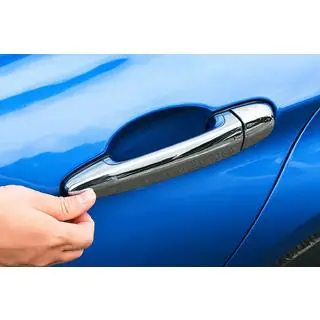 Хромированные Накладки на Ручки Дверей (4 шт, Нержавейка) BMW 5 серия E60/E61 2003-2010 гг. фото 4