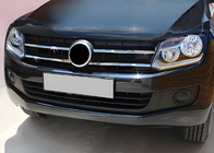 Volkswagen Amarok 2010-2022 гг. Хром накладки на решетку радиатора 2010-2016 (узкие полоски, 4 шт, нержавейка) Carmos - Турецкая Нержавеющая Сталь фото 2
