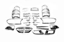 Ford Ranger 2011–2022 гг. Комплект накладок 2015+ (Хром ABS) фото 2