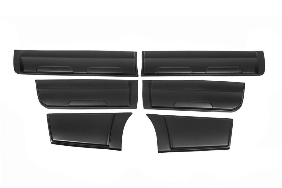 Toyota Hilux 2015- гг. Молдинги на двери Meliset (6 шт, ABS) Image