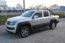 Volkswagen Amarok 2010-2022 гг. Молдинги на двери OmsaLine (6 шт, ABS) фото 6