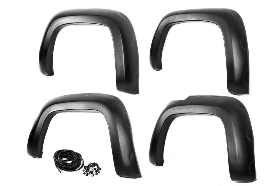 Volkswagen Amarok 2010-2022 гг. Расширители колесных арок EuroCap (ABS, черные) Фото 2