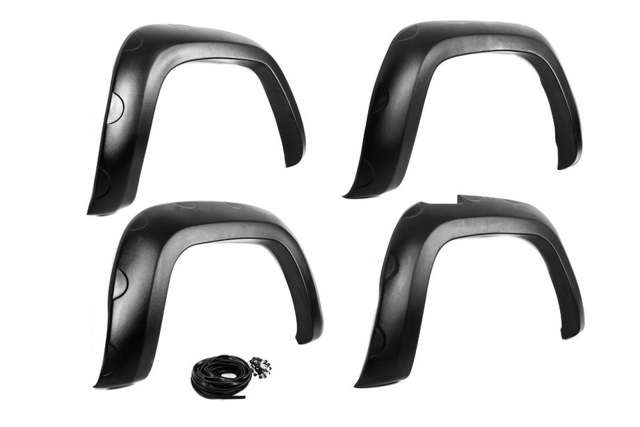 Volkswagen Amarok 2010-2022 гг. Расширители колесных арок EuroCap (ABS, черные) Фото 3